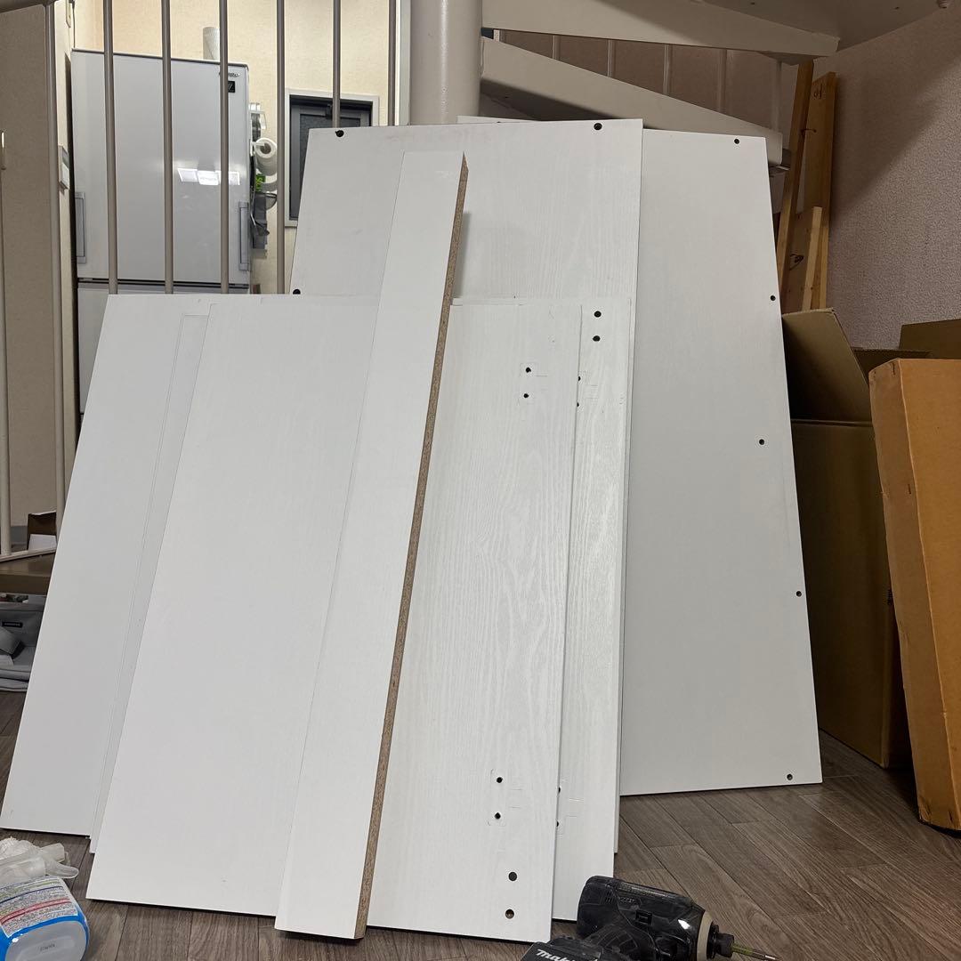 GEX 90cm水槽台　ホワイト