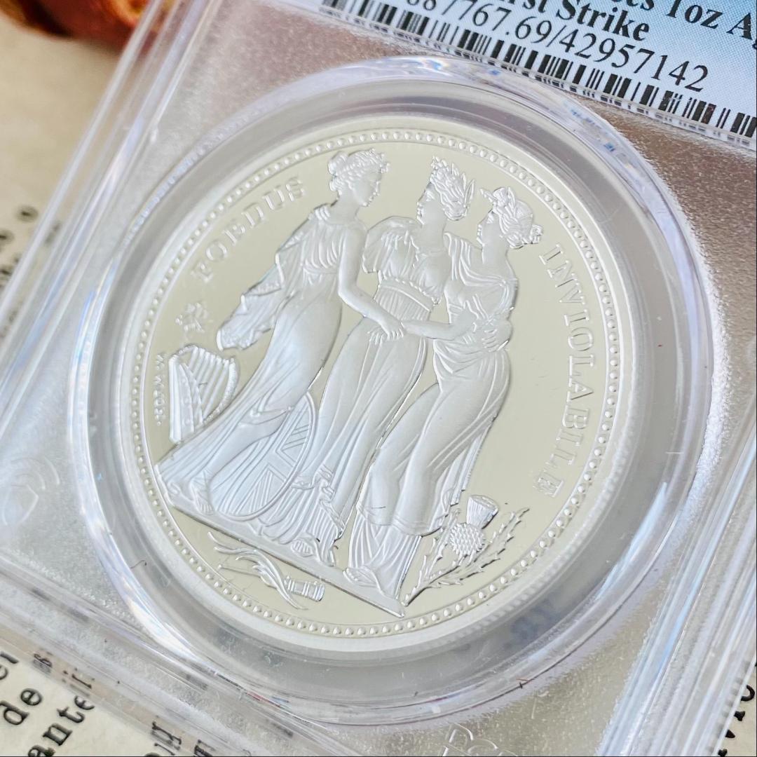 ★PCGS★2021 スリーグレイセス PF69 DCAM St. ヘレナ