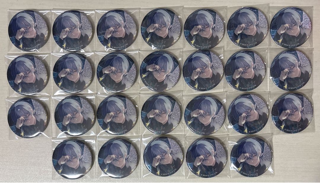 プロセカ 青柳冬弥 グリッター 缶バッジ 42A