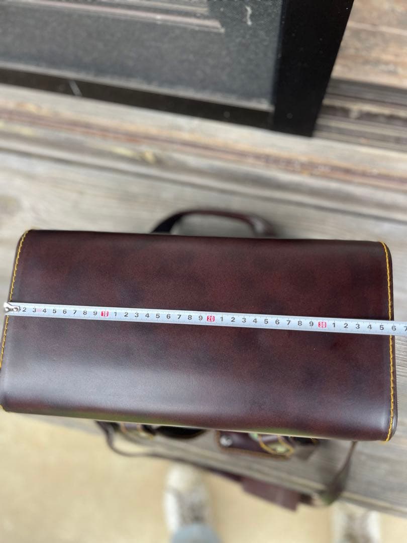 レザーボックスバック　革鞄