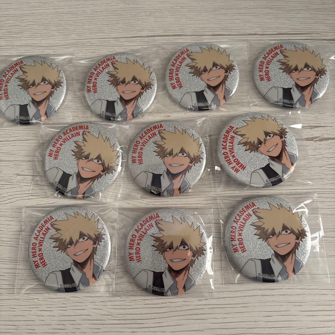 ヒロアカ　爆豪勝己　ヒロヴィラフェス　缶バッジ10個セット