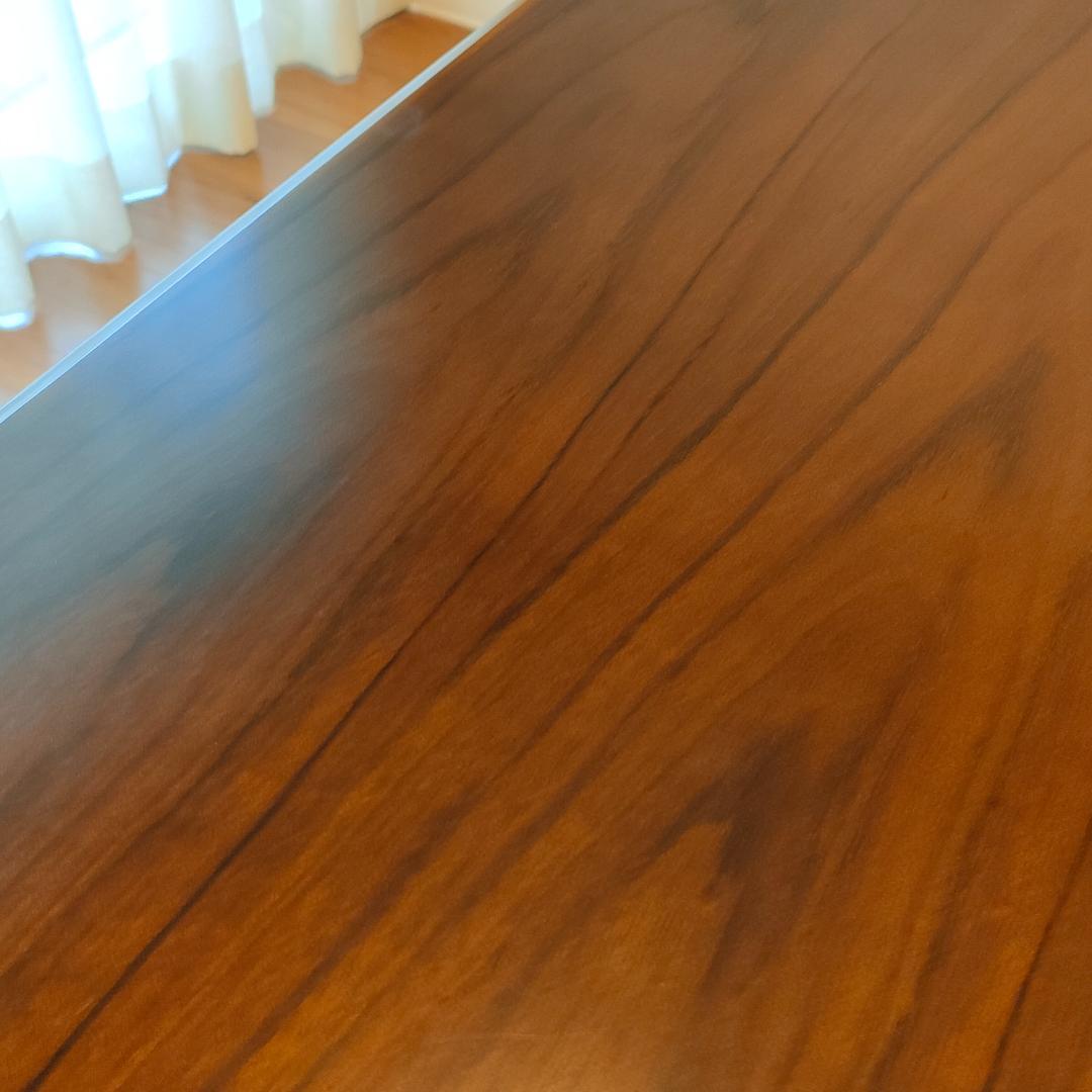 〈美品〉カリモク　コロニアル　ダイニングテーブル　天然木　ろくろ