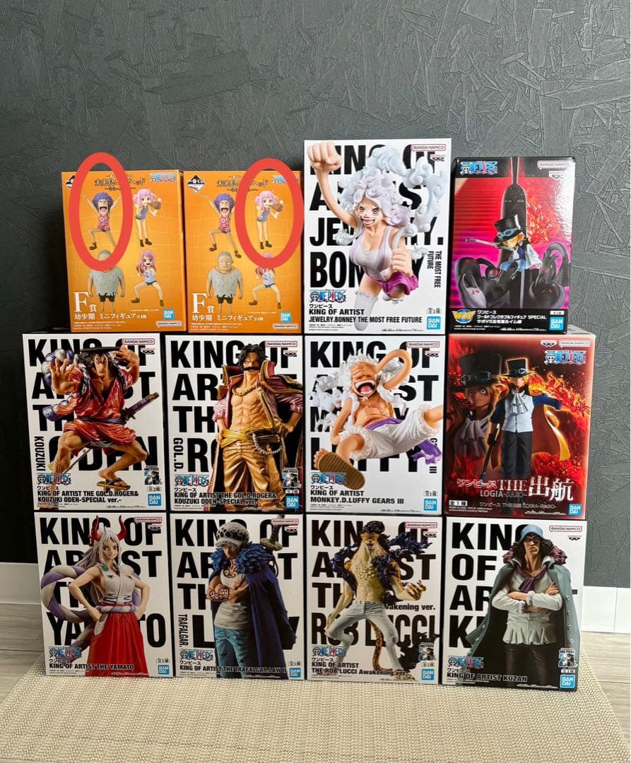 ONE PIECE ワンピース　KING OF ARTIST ボニー等　計12点