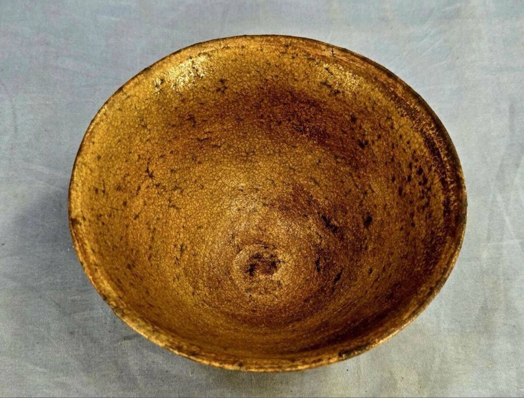 ⭐︎美品★表千家一二代惺斎極高麗黄伊羅保茶碗裏千家茶道具高麗茶碗楽吉左衛門