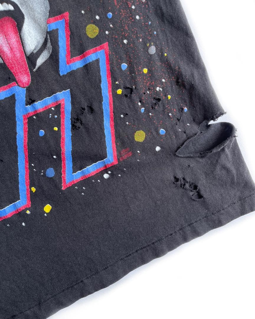 90's USA製 \" KISS \" 総プリント バンド Tシャツ