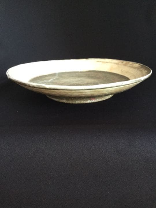 藤田佳三作  刷毛目大皿