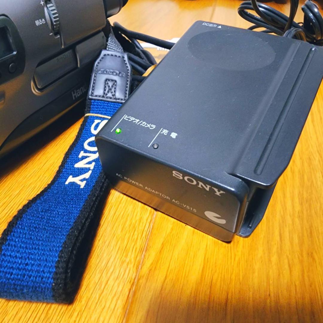【動作確認済】SONY Hi8 高画質 8ミリ ビデオカメラ ACアダプタセット