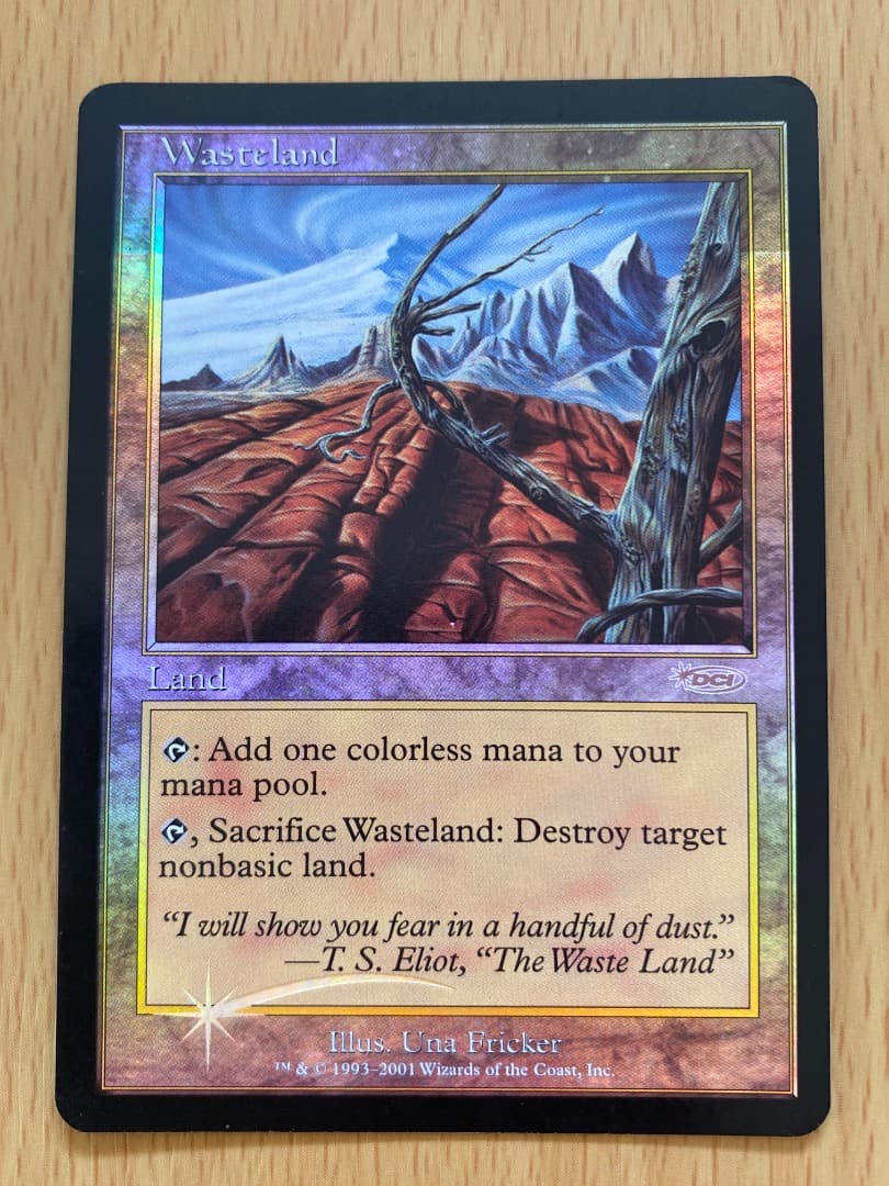 不毛の大地/Wasteland ジャッジ褒賞　FOIL その3