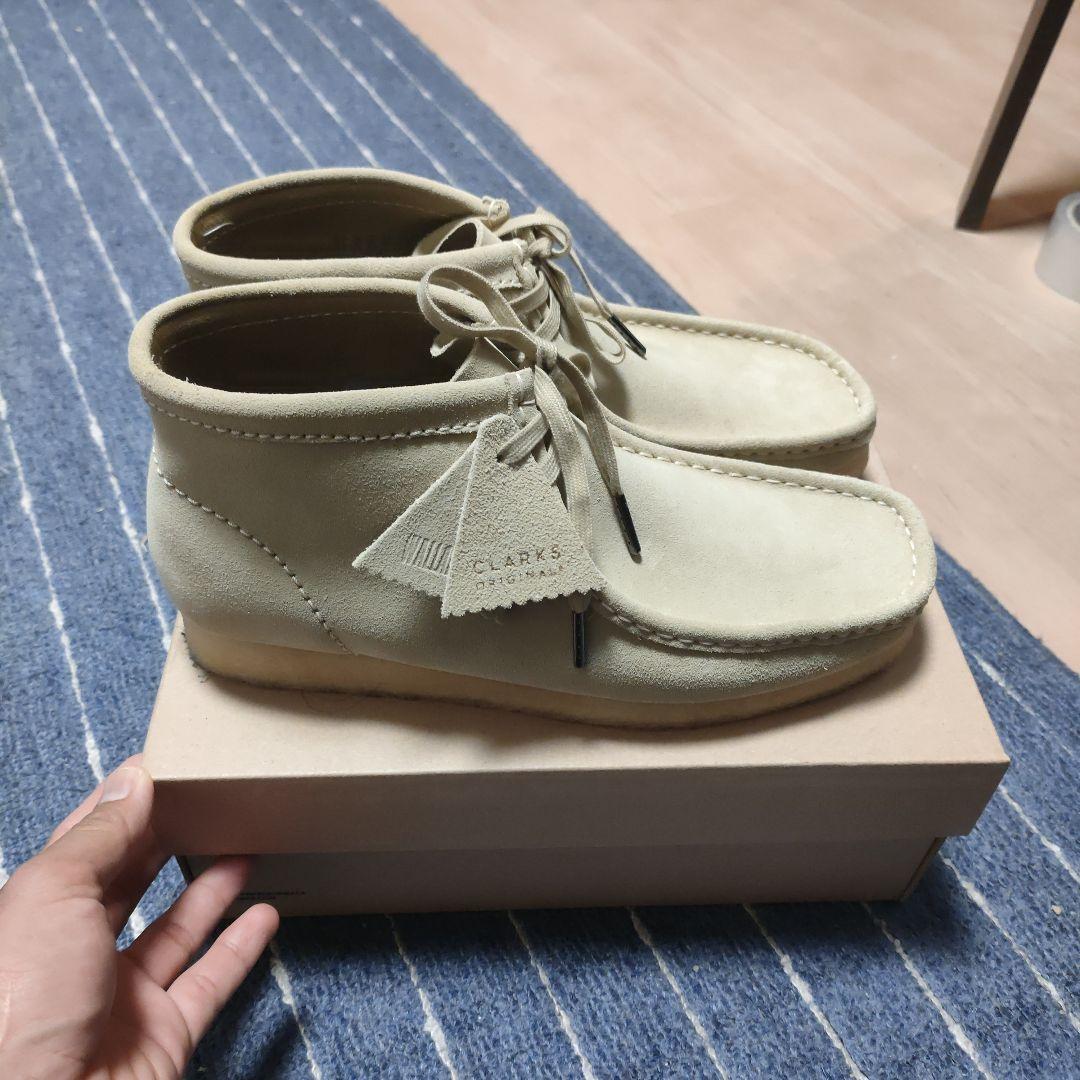 CLARKS モカシン ベージュ M 42cm