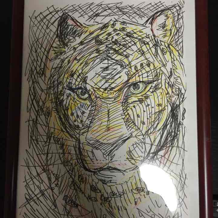 絵画 虎？