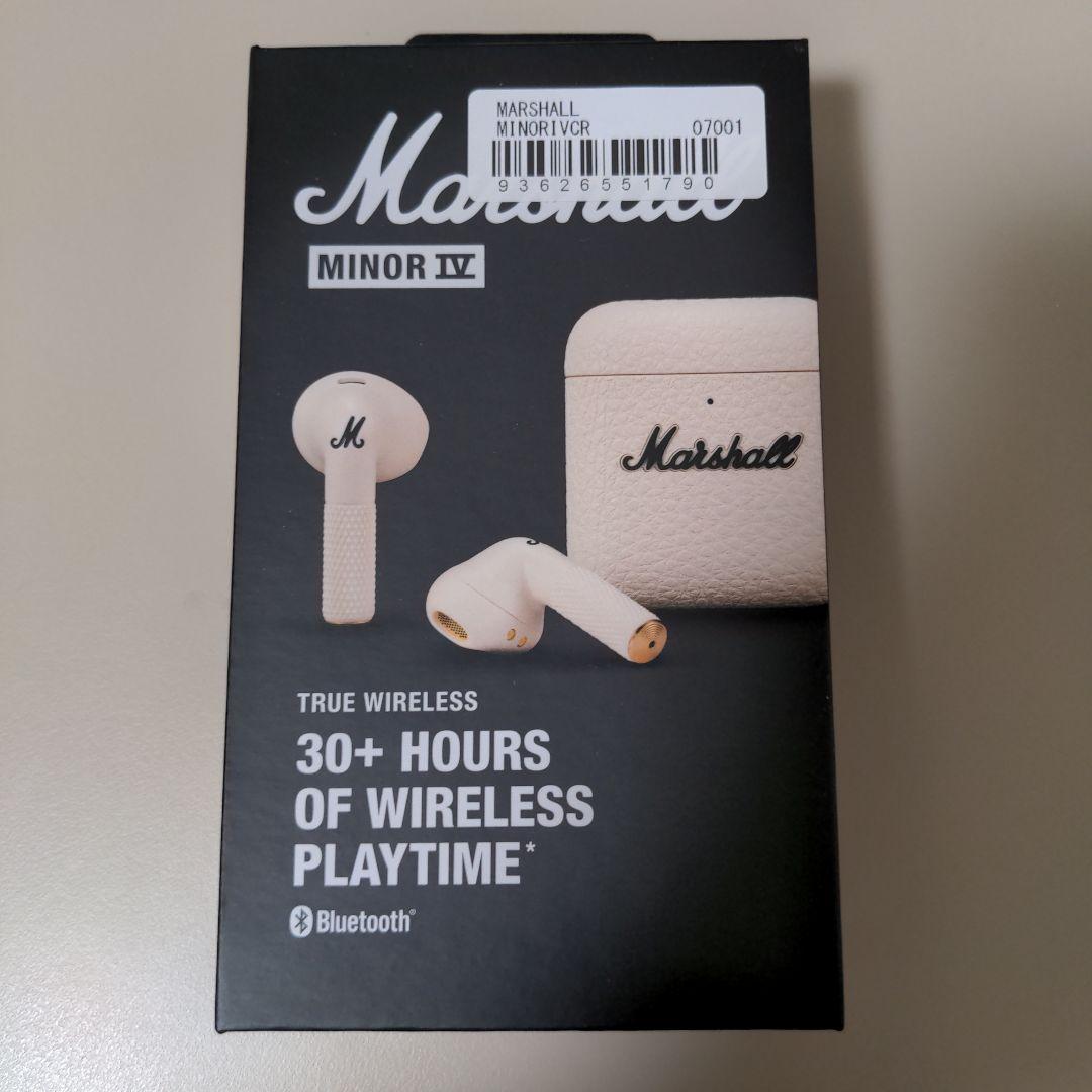 Marshall Minor IV Cream ワイヤレスイヤフォン