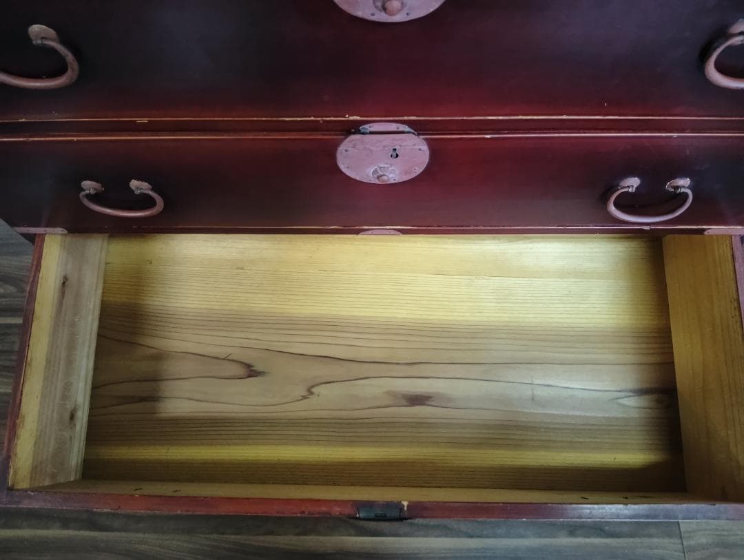 古家具　昭和レトロ　和箪笥　チェスト　アンティーク　5段