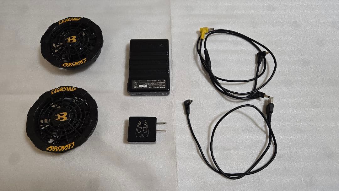 バートル 空調ウェア用バッテリー、ファンセット