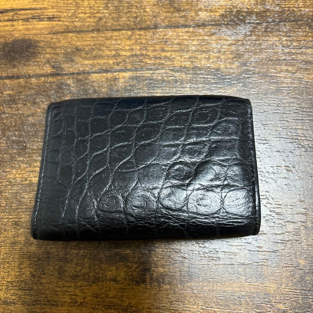 SAINT LAURENT 黒 レザー キーケース