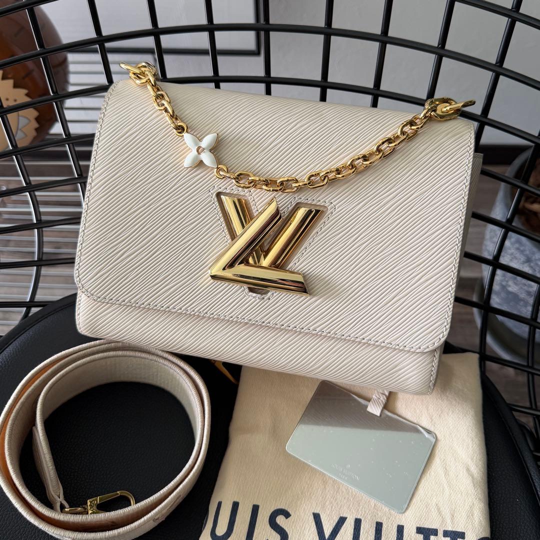 ルイヴィトン ツイスト MM エピ ショルダーバッグ ピンクベージュ 2WAY