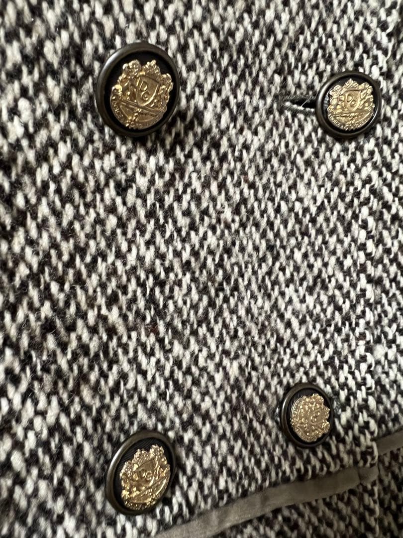 ★美品★DOLCE&GABBANAナポレオンコート　38ドルチェアンドガッバーナ