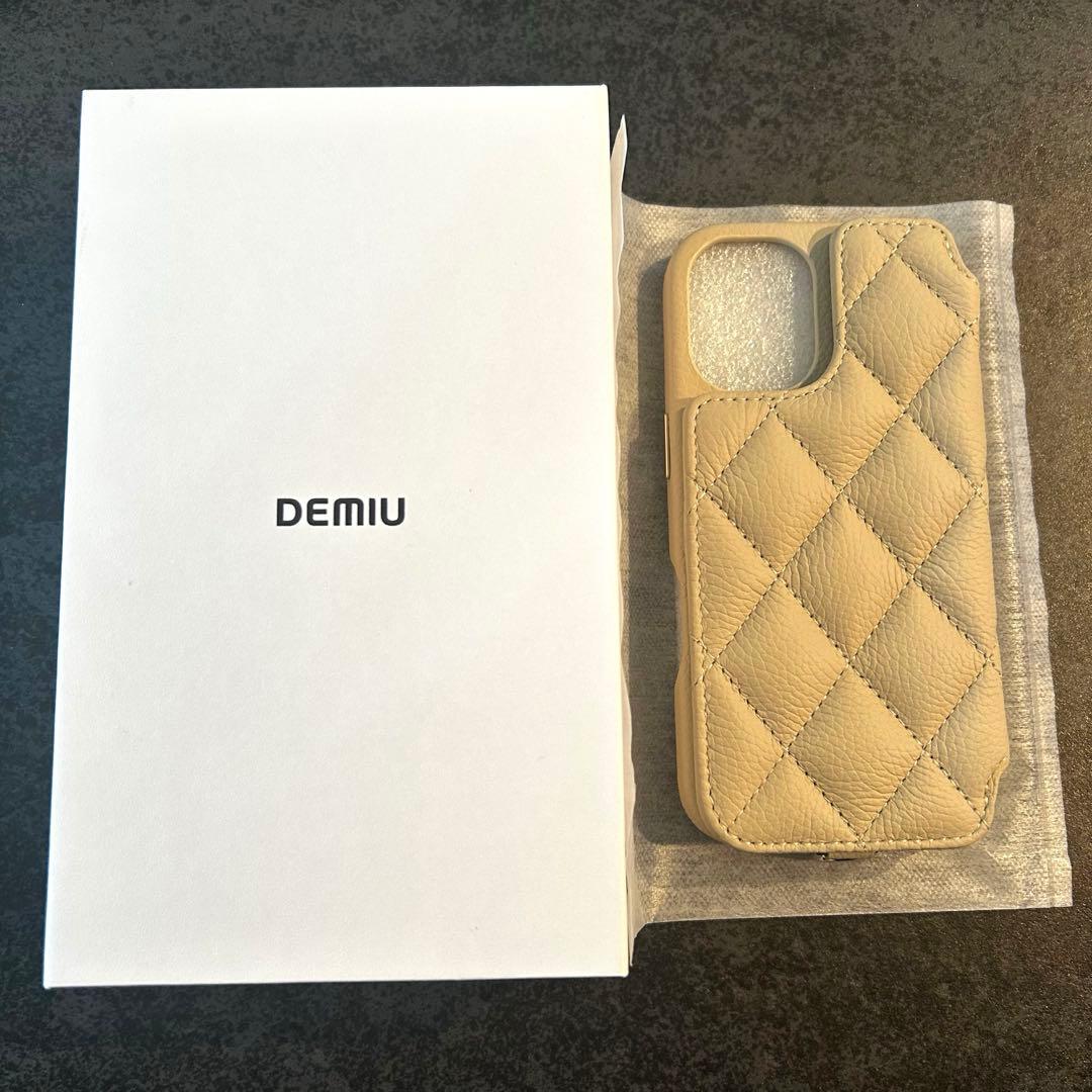DEMIU GRACEスマホケース ベージュ