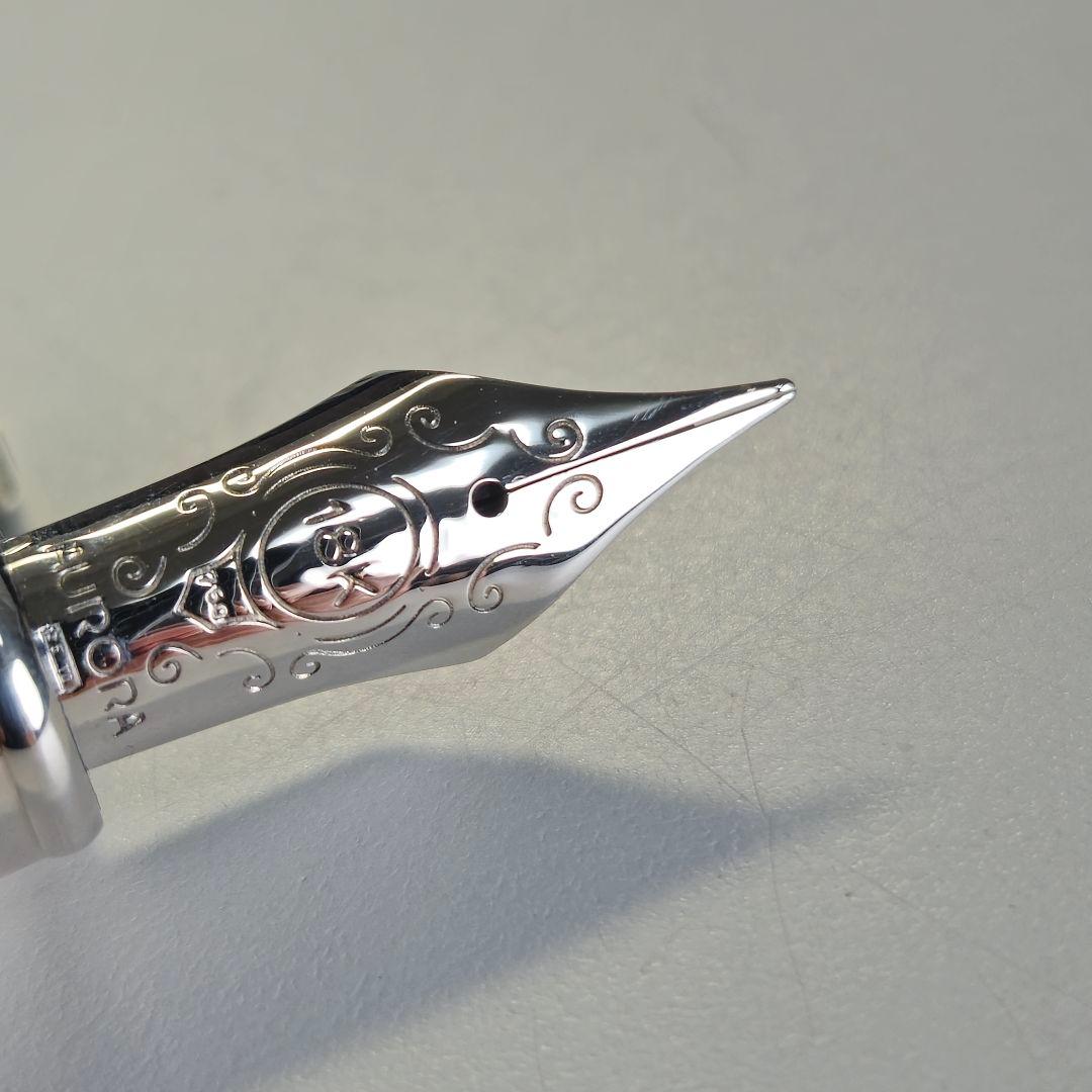 サクラサク【要修理】アウロラ アンビエンテ トロピチ 万年筆 ニブF 細字