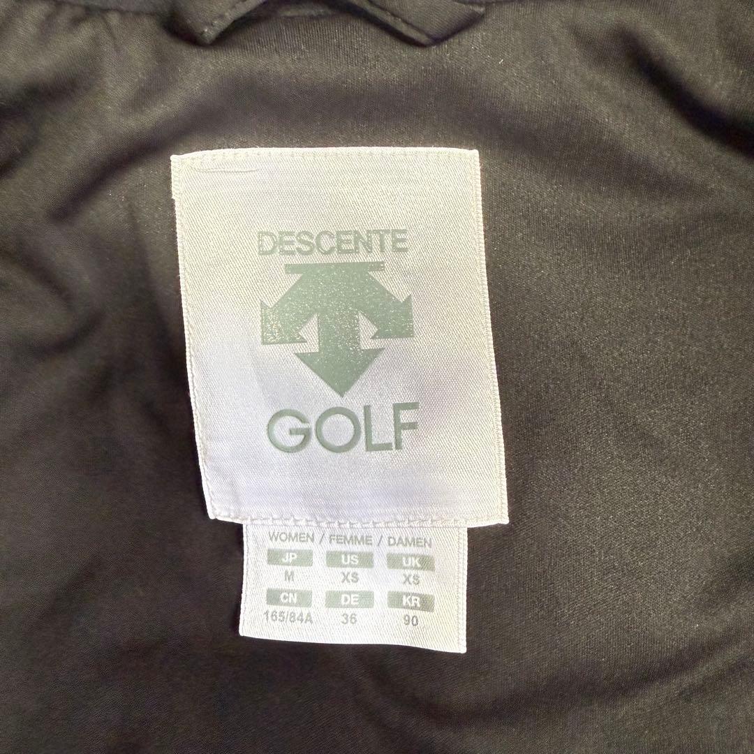 【デサントゴルフ】美品 セットアップ ダウン ブラック Mサイズ レディース