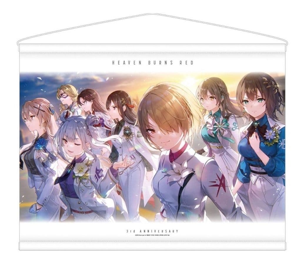 部隊長 3周年記念 B2タペストリー ヘブバン ヘブンバーンズレッド