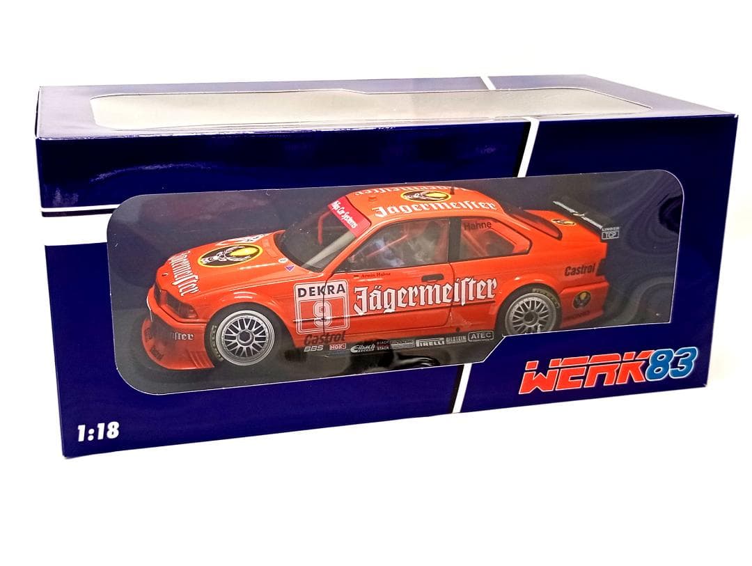 ミニカー WERK83 1/18 BMW 325i E36 DTM #9 DTM 1993