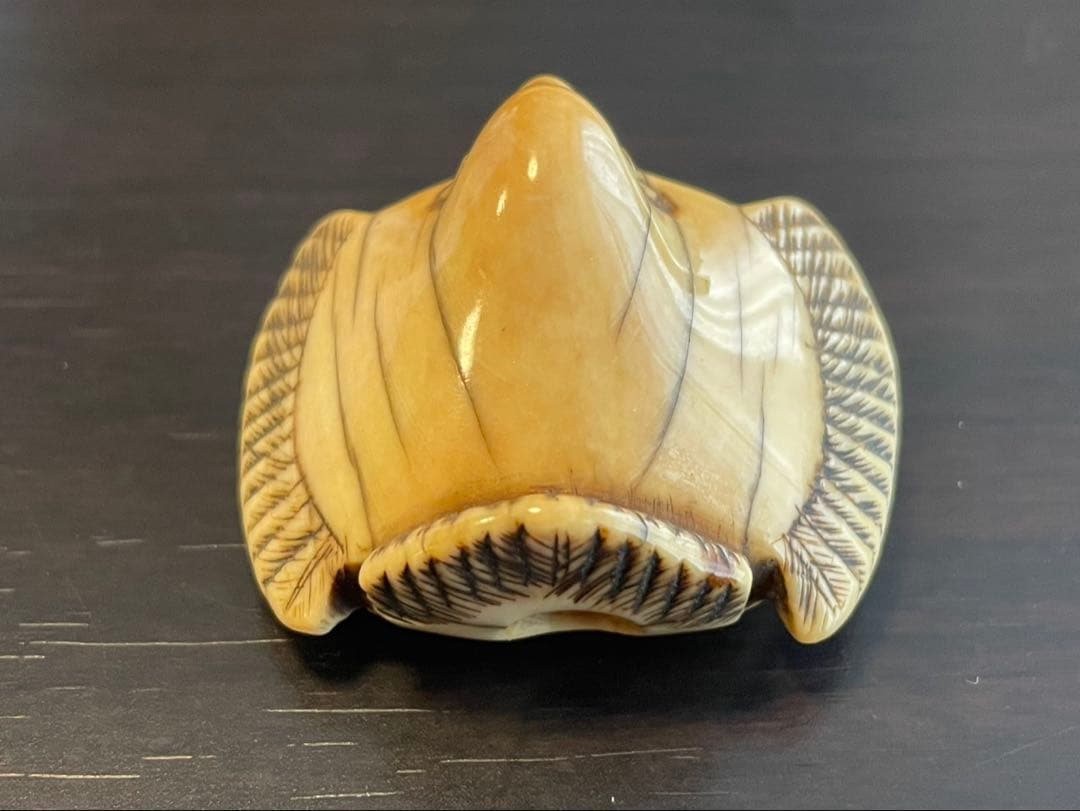 時代「正直　銘」最高材質　◇福良雀◇ 印籠 根付 提げ物 提物 帯締