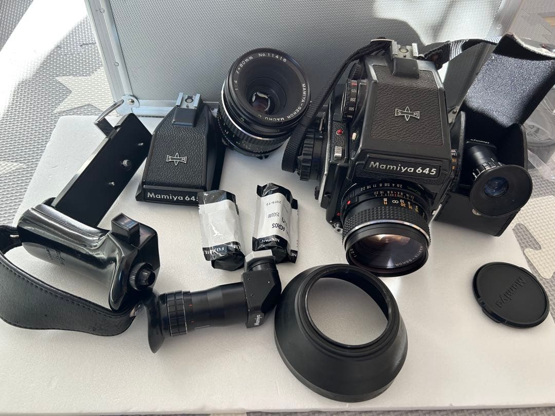 Mamiya 645 1000S 中判カメラセット 80mmレンズ付き