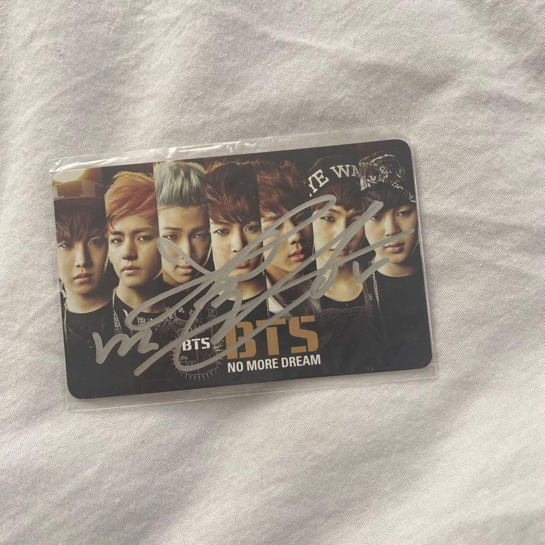 BTS Nomoredream サイン入りポニカ