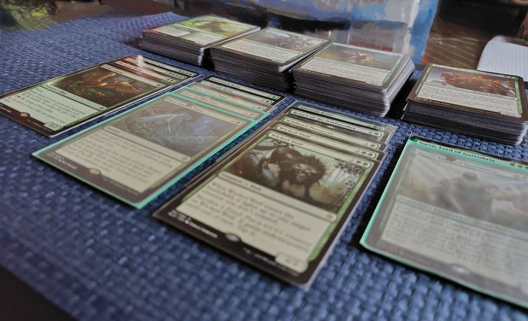 MTG エルドレインの王権 緑まとめ売り レア・神話レア込み デッキパーツ105