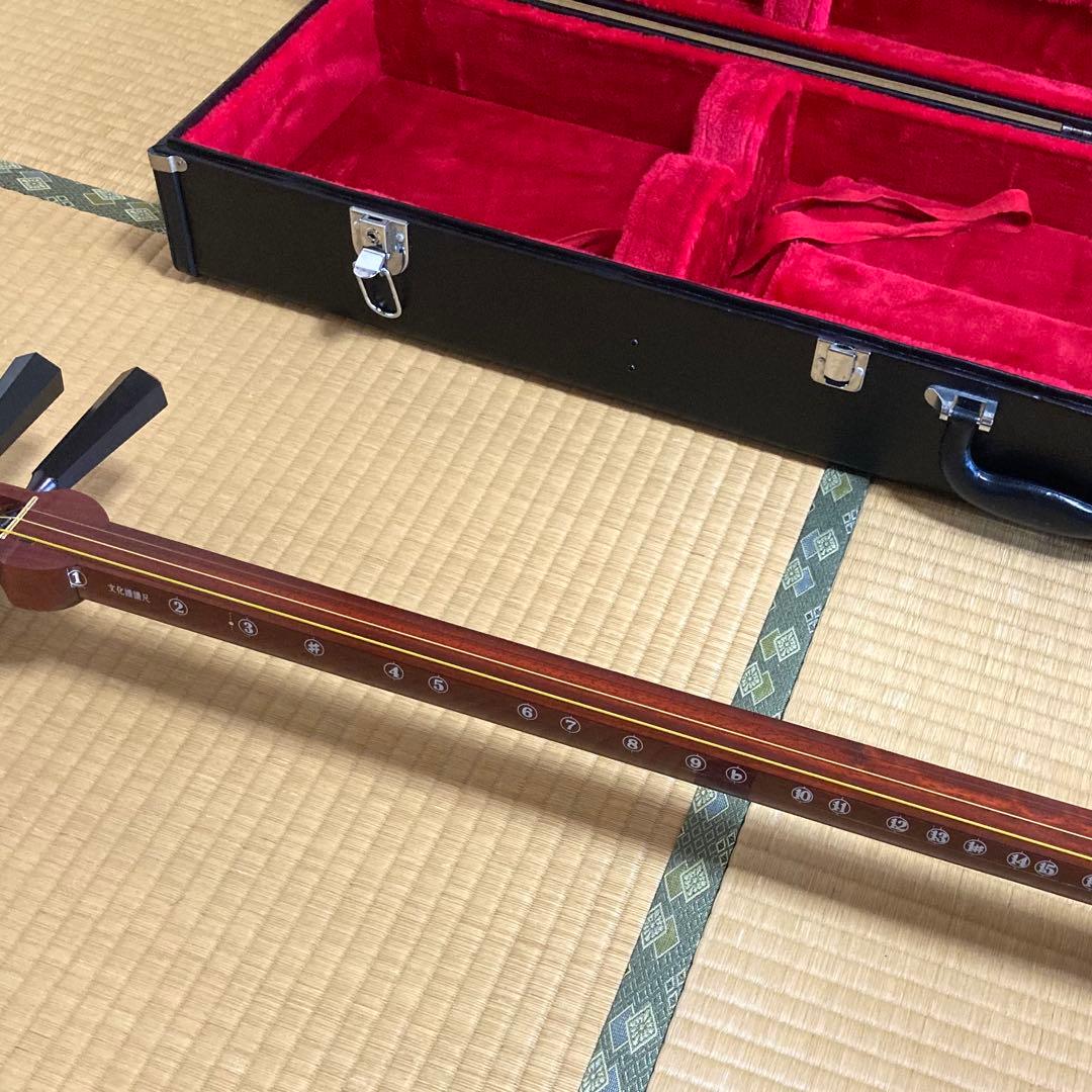 三味線　ハードケース　バチ　セット　初心者　練習用　　入門