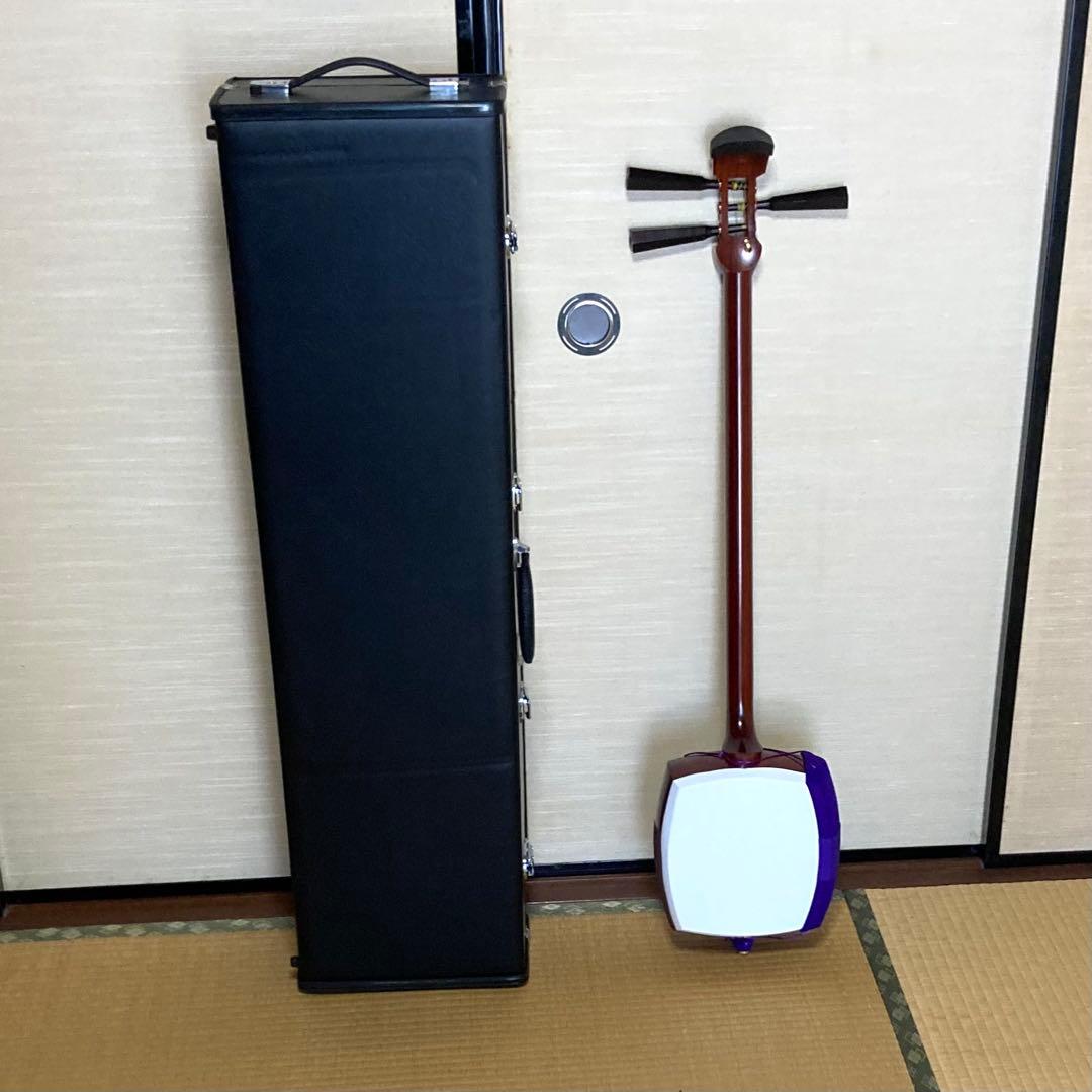 三味線　ハードケース　バチ　セット　初心者　練習用　　入門