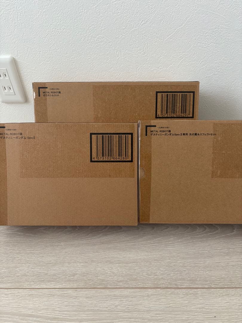 新品未開封メタルロボット魂デスティニーガンダムspecii+ゼウス+光の翼セット