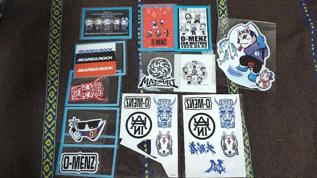 o-menzグッズまとめ　Tシャツ、ぬい、ペンラ等