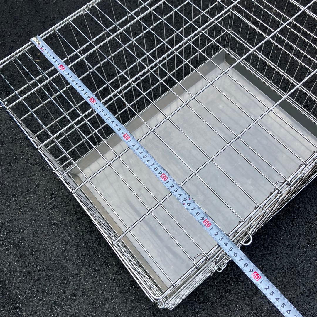 ハチコウ ステンレスケージＬ−ＳＯＰ 長面扉780mm×550mm×H680mm