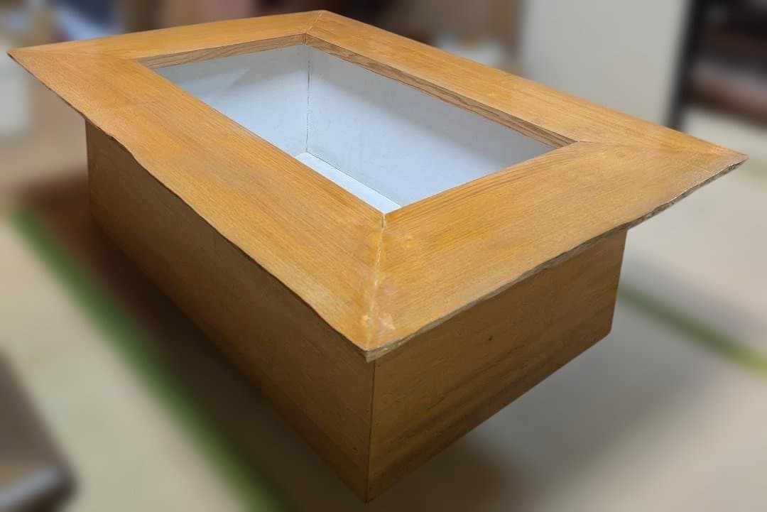 囲炉裏テーブル★いろり★火箸★W1290×D890×H395㎜【展示品★送料込】