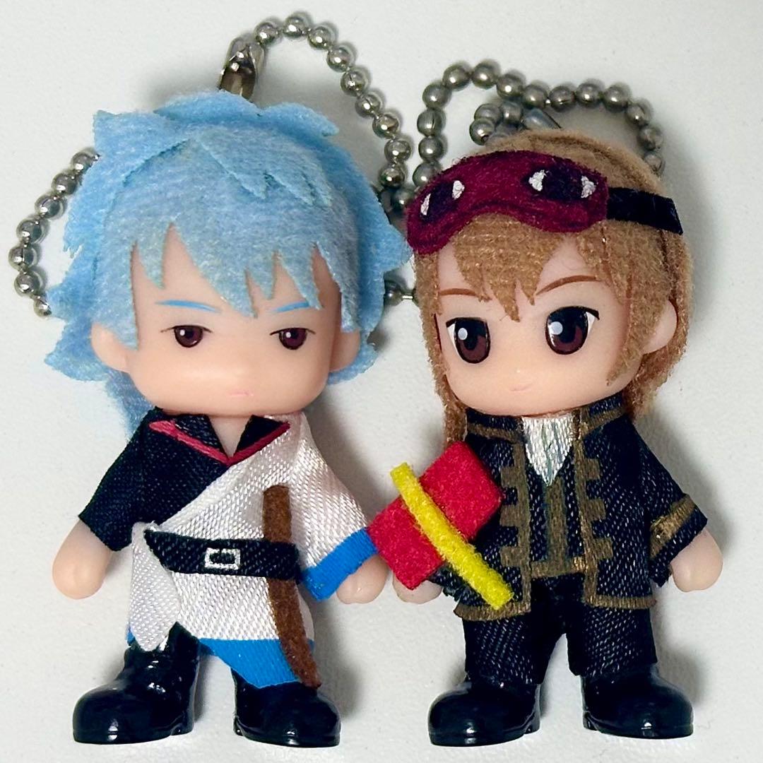 銀魂 坂田銀時 沖田総悟 着ちゃってマスコット キーホルダー