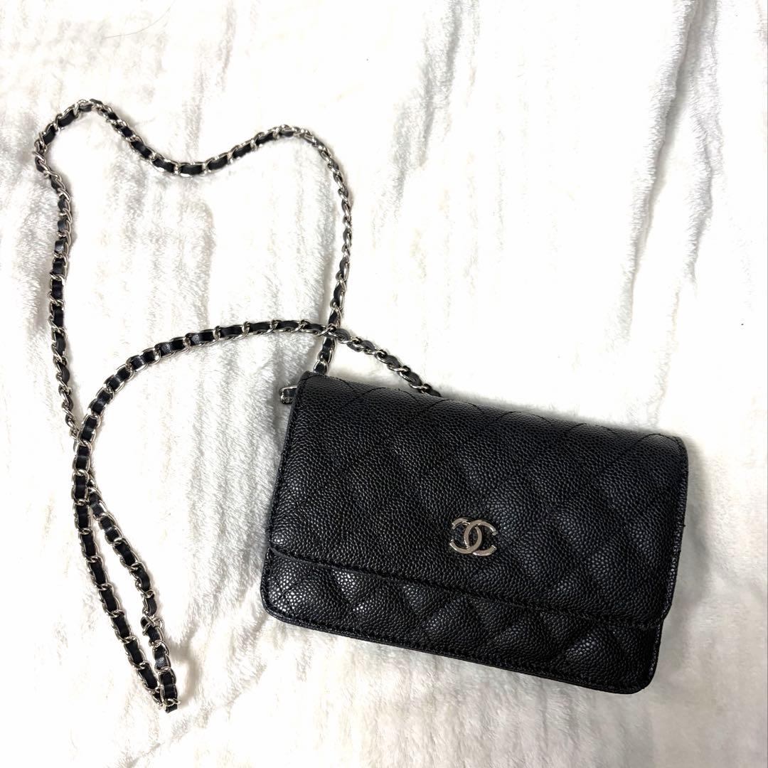 CHANEL 黒 キルティング ショルダーバッグ ノベルティ