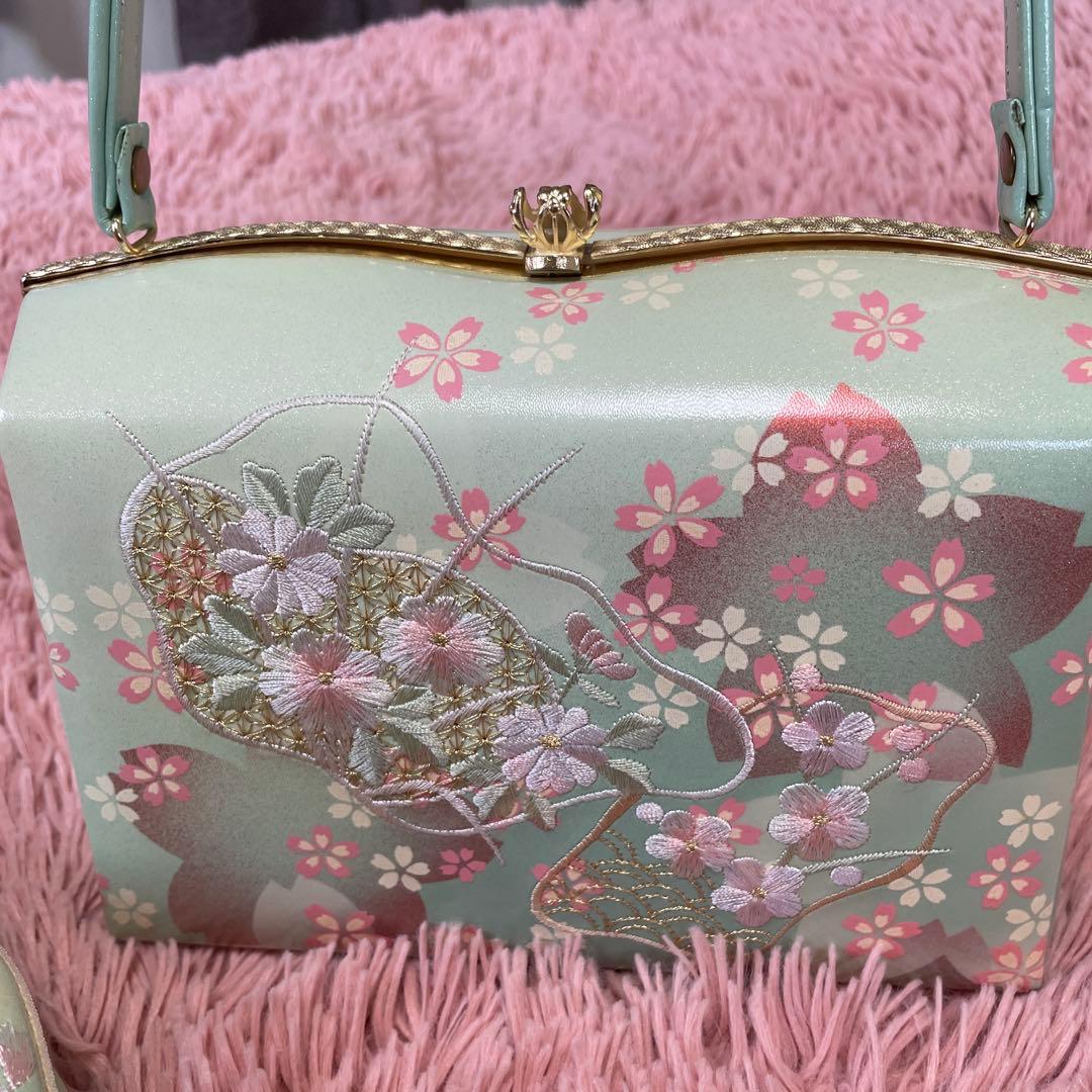 j*i様 桜刺繍の和装用バッグと草履セット