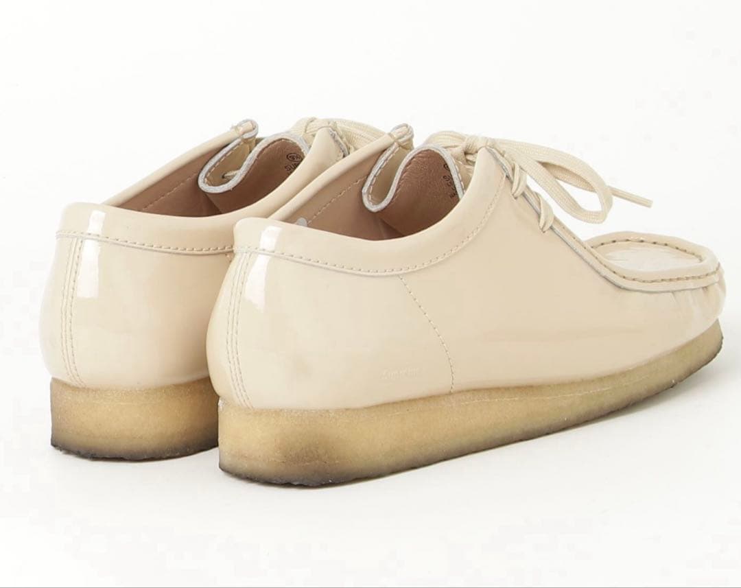 靴 Supreme Clarks Patent Leather Wallabee