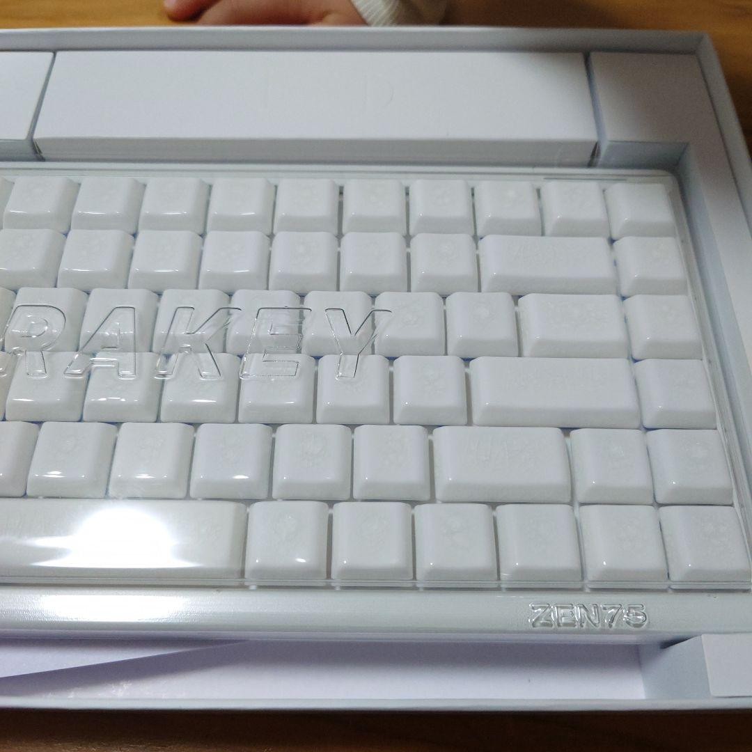 CERAKKEY ZEN75 ホワイト ブランク おまけつき