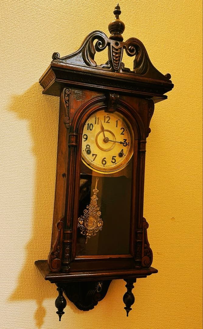 小栗時計　レアな柱時計