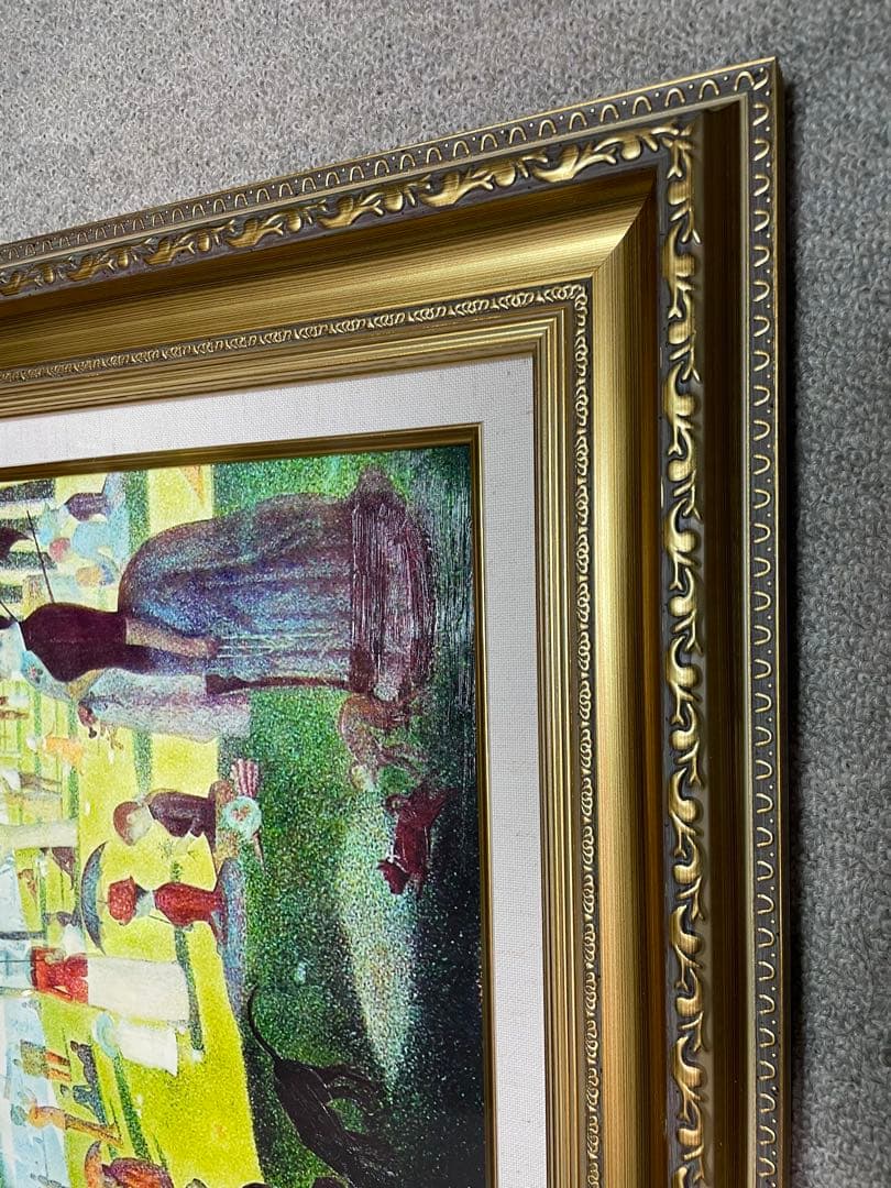 【立体複製画】グランド・ジャッド島の日曜日の午後 ジョルジュ・スーラ