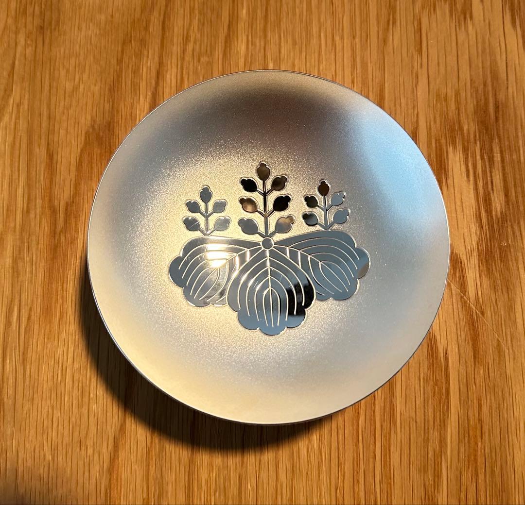 内閣総理大臣贈　銀杯 純銀 142g 直径11.5cm SILVER1000