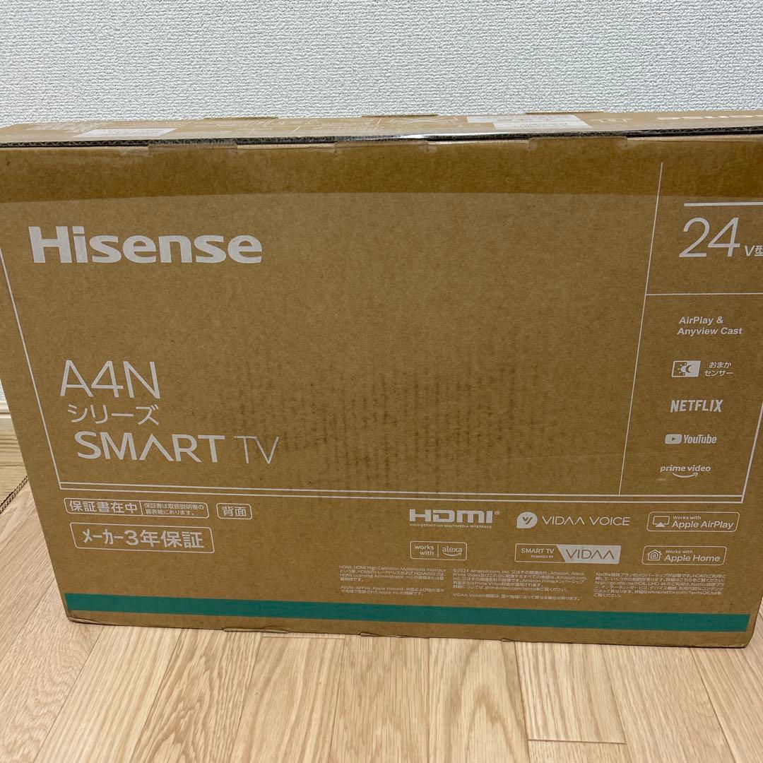 【新品未開封】Hisense 24インチ SMART TV 24A4N