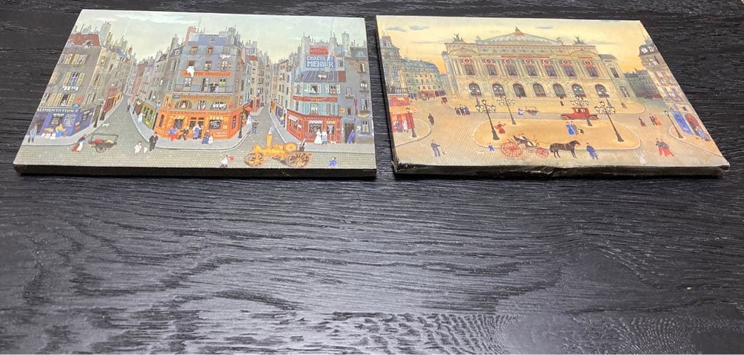 ミッシェル・ドラクロワ　木製壁掛け2枚