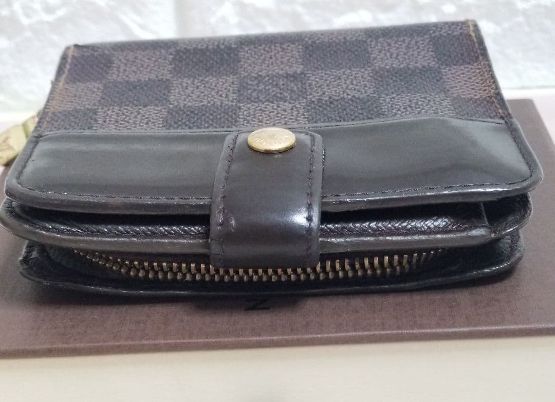 LOUIS VUITTON ダミエ コンパクトジップ 二つ折り財布