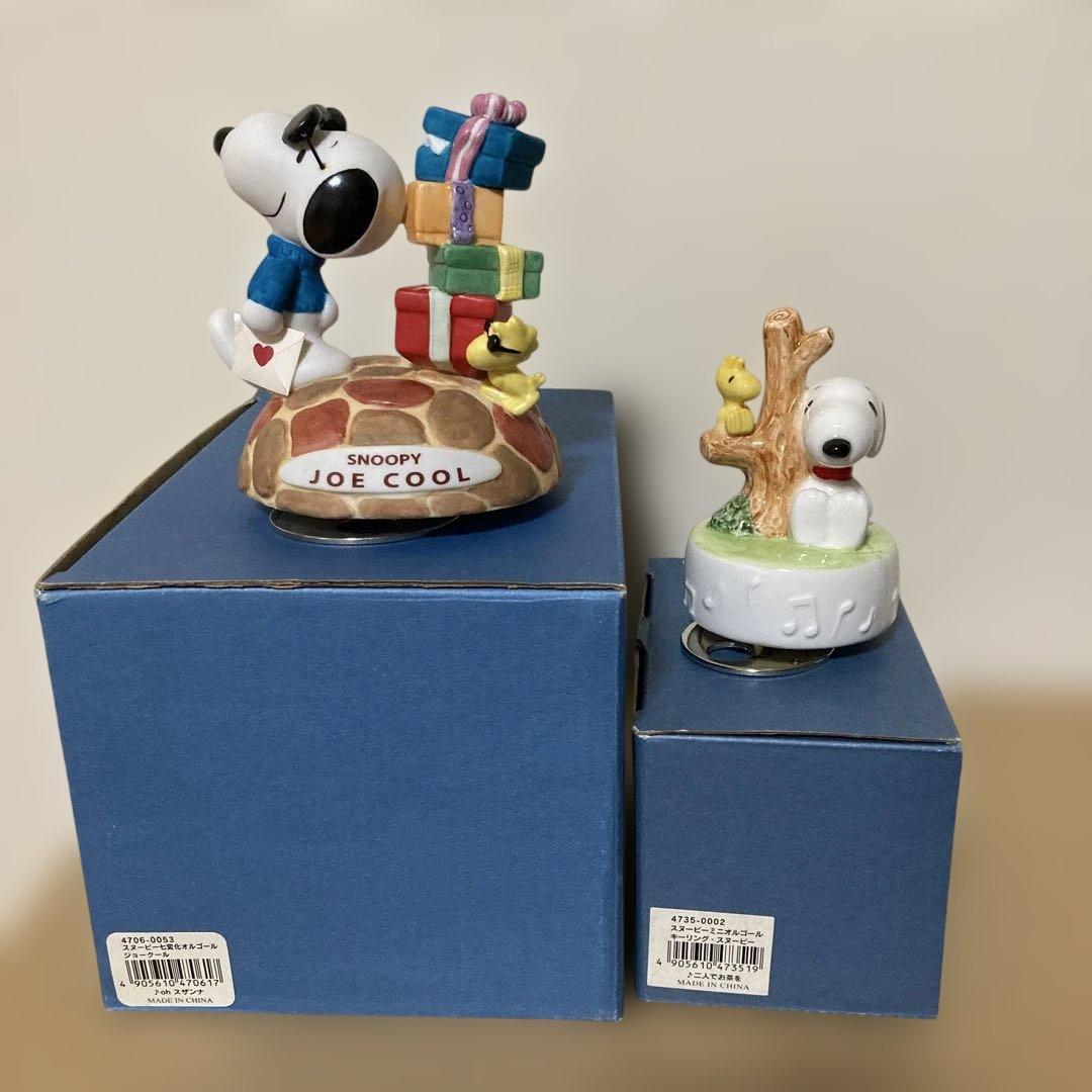 スヌーピー七変化オルゴール(ジョークール)＆ミニオルゴール