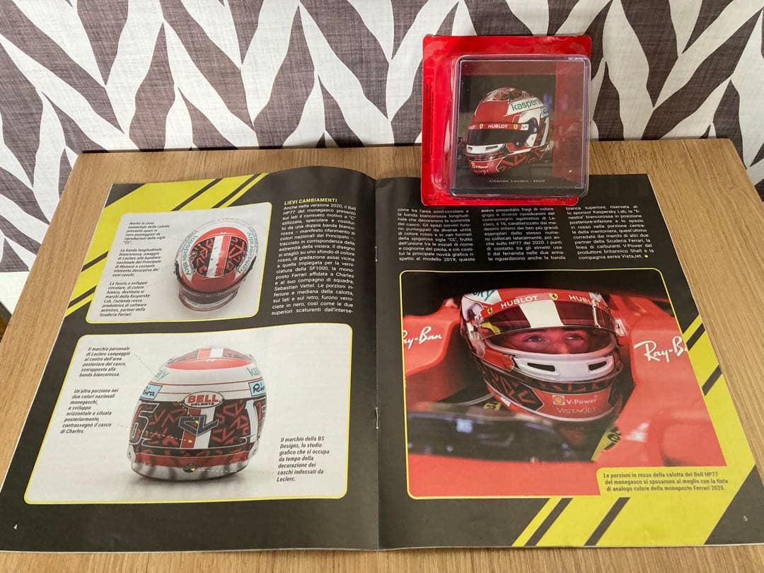 日本未発売　ビッグスケールF1コレクション　ルクレール　ヘルメット　2020年