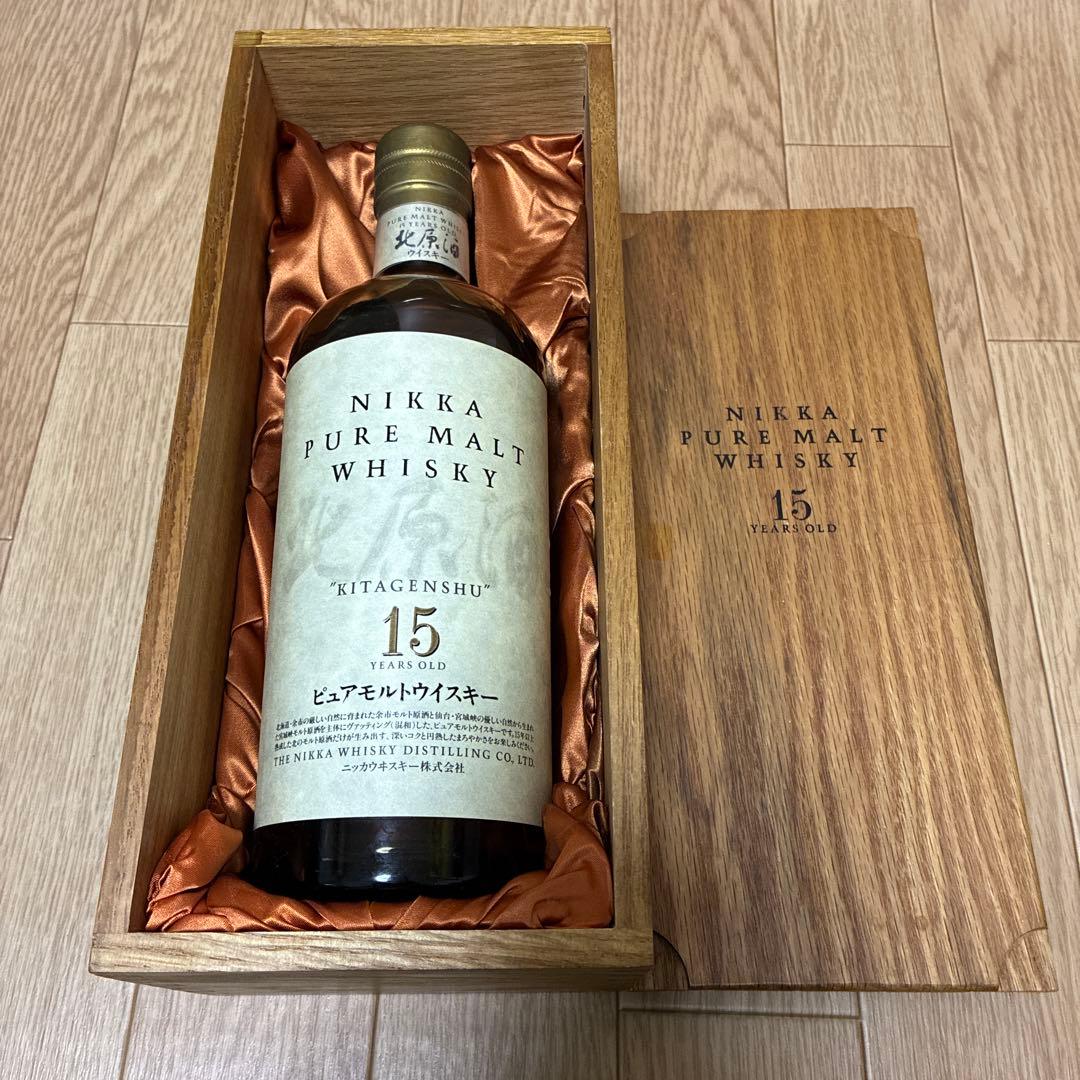希少ニッカ 北原酒15年ピュアモルト ウイスキー 750ml 43%