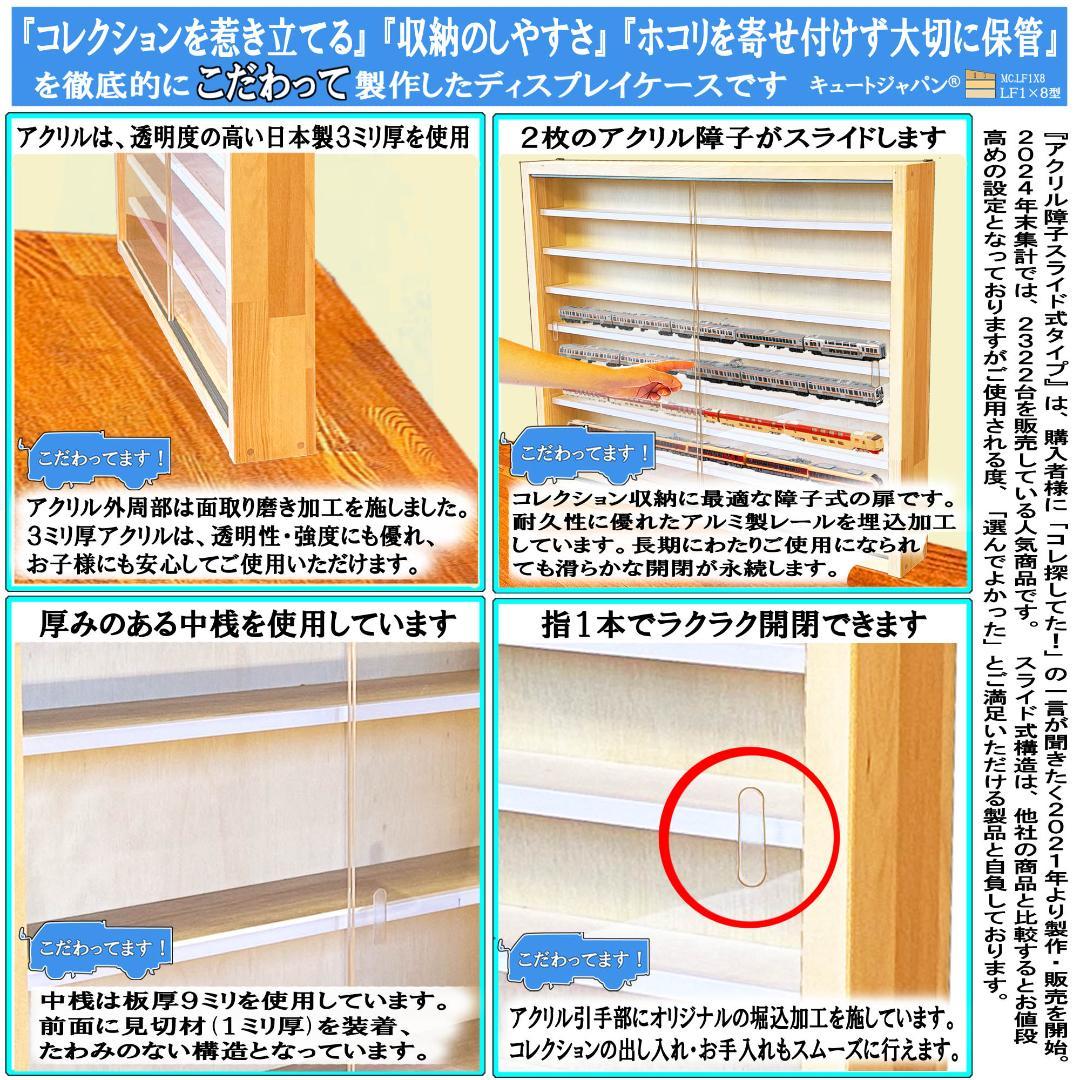 値下げ★コレクション 鉄道模型ケース ラック 収納 棚 アクリル障子付 日本製